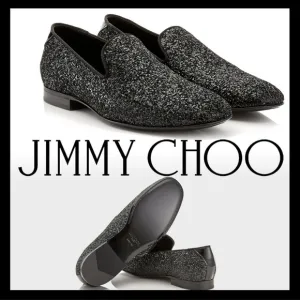 Jimmy Choo 'Thame' Loafers Slip Ons --$595 Retail-- Euro 41/ M 7.5-8/ W 9.2-10