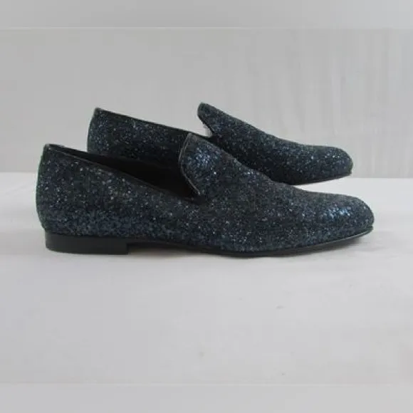 Jimmy Choo 'Thame' Loafers Slip Ons --$595 Retail-- Euro 41/ M 7.5-8/ W 9.2-10