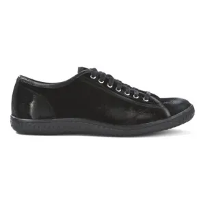 John Varvatos Hatton Black Brushed Velvet Low Top Sneaker NEW Men’s 7.5 Goth