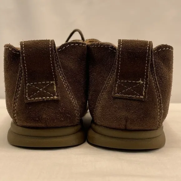 Johnnie-O Men's 9.5M Malibu Chukka Ankle Boots Brown Suede Leather Lace Up Shoes