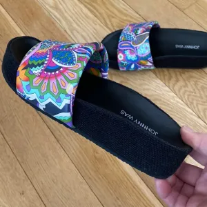 Johnny Was Leather Demarne Wedge sandals.