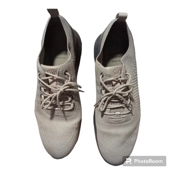Johnston &amp; Murphy Amherst U-Throat Knit Sneakers gray SZ 13