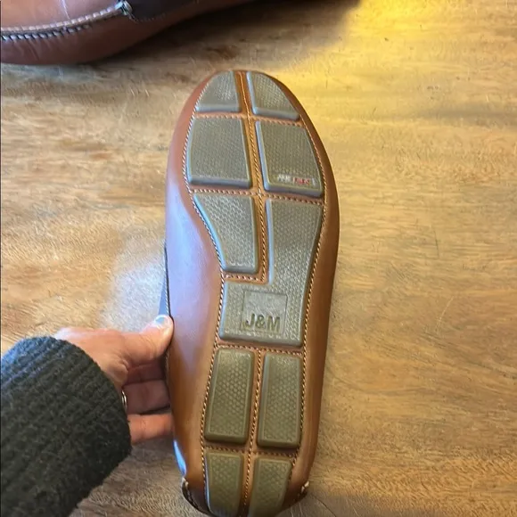 Johnston &amp; Murphy Brown Leather Loafers Slip-On