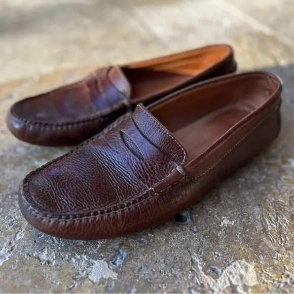 Johnston &amp; Murphy Leather Driver Penny Loafer