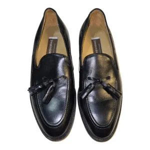 Johnston &amp; Murphy Men's Black Leather Hartley Tassel Loafer Size 8.5
