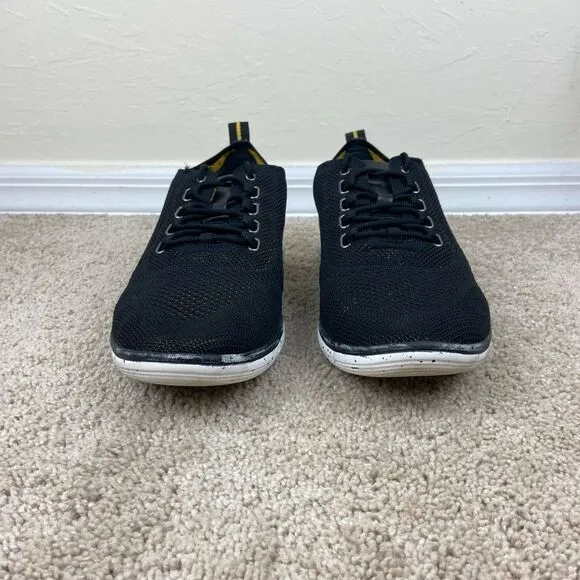 Johnston &amp; Murphy Redding Knit Lace-Up Sneakers - Black/Yellow