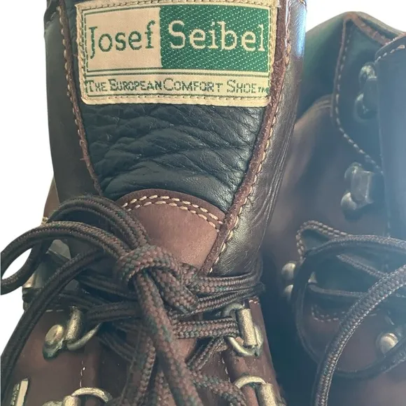 Josef Seibel Adventure Hiking Boots Brown Sympa Tex Waterproof Sz 41/US 8