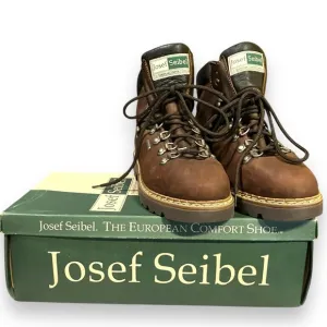 Josef Seibel Adventure Hiking Boots Brown Sympa Tex Waterproof Sz 41/US 8