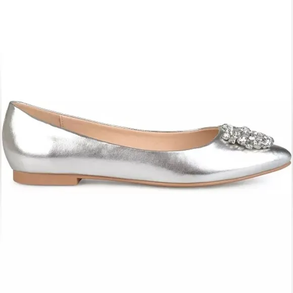 Journee Collection Women's Renzo Jeweled Flats - Size 10 - NIB