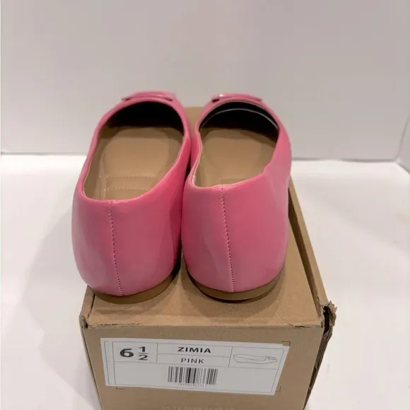 JOURNEE COLLECTION Zimia Square Toe Ornamented Ballet Flats, slip on shoes