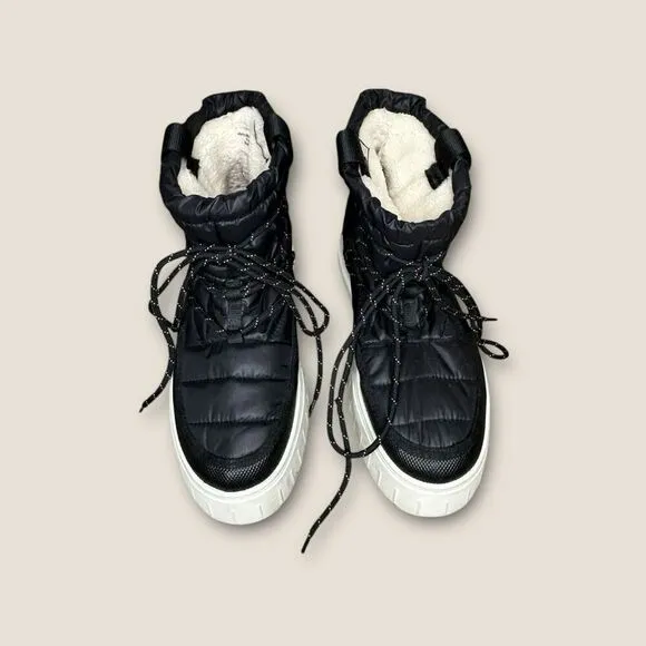J/Slides Women’s Roberta Platform in Black Size 9