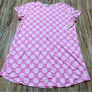 Juicy Couture Sleep Shirt Pink Logo Chain NWT