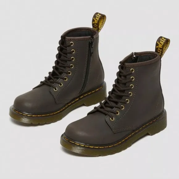 JUNIOR 1460 WILDHORSE LEATHER LACE UP BOOTS big kids size US 4, EU 36NWT