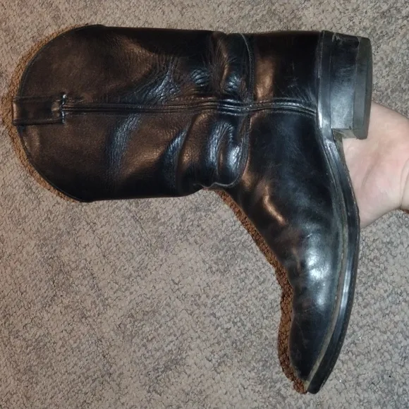 Justin Boots Black Cowboy Boots