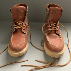 Justin Boots Jacknife EH Lace Up Safety Brown Chukka Moc Toe Work Boots 12 WK320