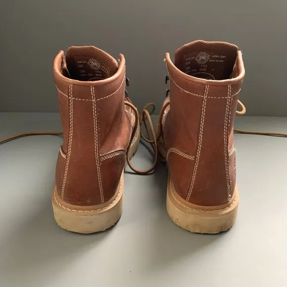 Justin Boots Jacknife EH Lace Up Safety Brown Chukka Moc Toe Work Boots 12 WK320