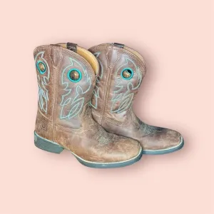 Justin Bowline Cowboy Boots, Size 5D