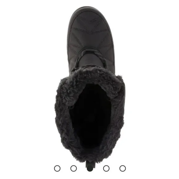 KAMIK &quot;HANNAH&quot; MID BLACK VEGAN LIGHTWEIGHT WATERPROOF WINTER BOOTS. NWT&amp;B🆕