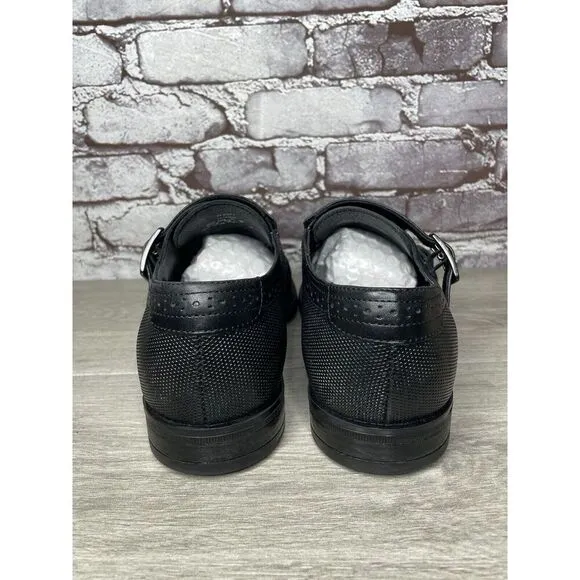 KARL LAGERFELD Black Leather Double Monk Strap Loafers Shoes Men 11.5M US/44.5EU
