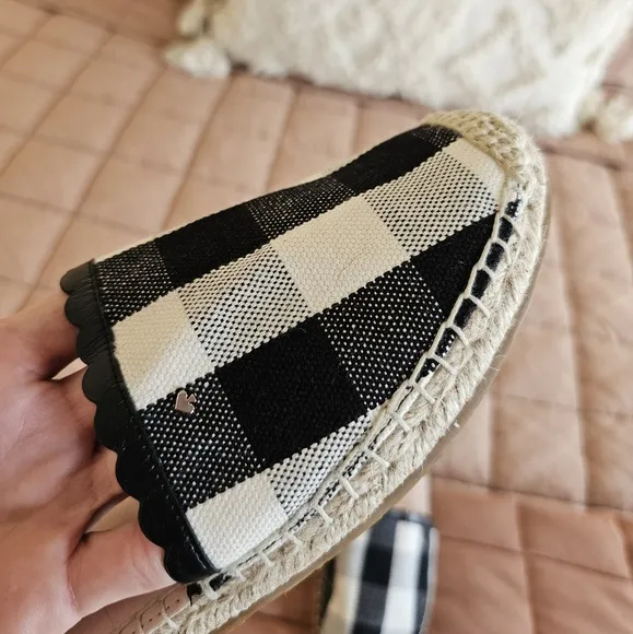 Kate Spade Bonnie Flats In Plaid Size 8