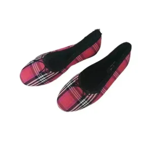 Kate Spade Canvas Plain Print Ballet Flats 8 NWOT