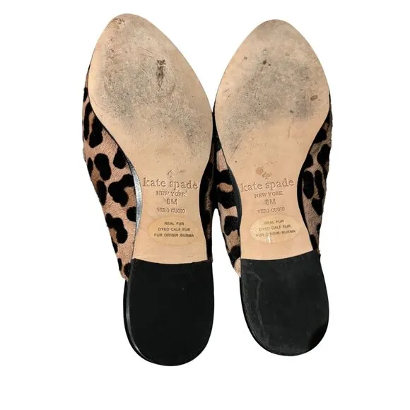 kate spade new york cece too loafer Mules Calf Hair Size 8M