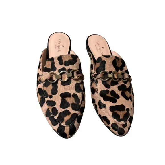kate spade new york cece too loafer Mules Calf Hair Size 8M