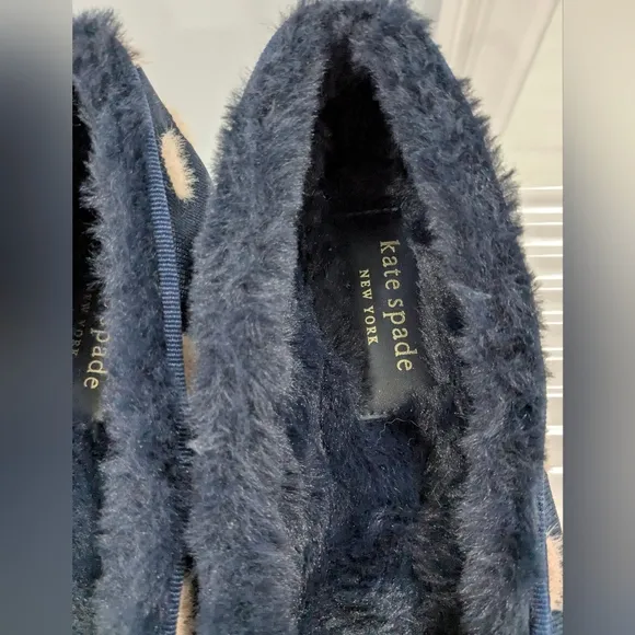 Kate Spade NY Faux Fur Flats