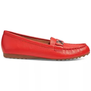 Kate Spade NY Women Slip On Horse Bit Loafers Camellia Size US 6.5B Bright Red