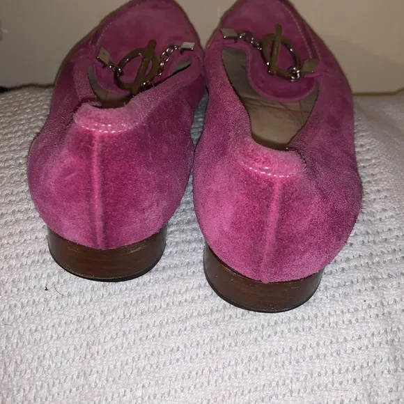 Kate Spade NY Women’s Loafers 8.5 B Stitched Pink Italian Flat Made in Italy
