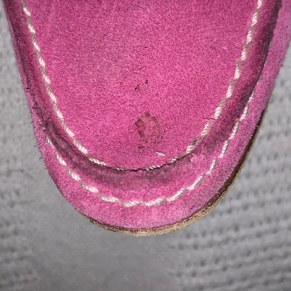 Kate Spade NY Women’s Loafers 8.5 B Stitched Pink Italian Flat Made in Italy
