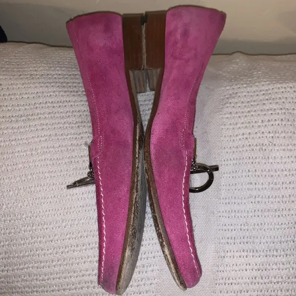 Kate Spade NY Women’s Loafers 8.5 B Stitched Pink Italian Flat Made in Italy
