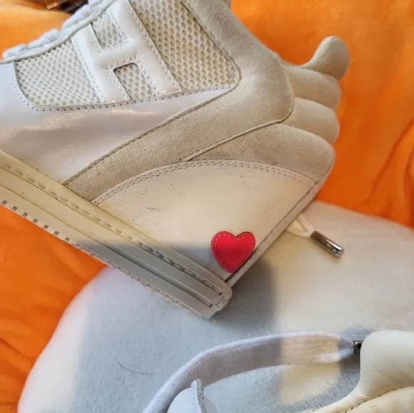 Katie Grand Loves Hogan Leather Sneakers Rare 6