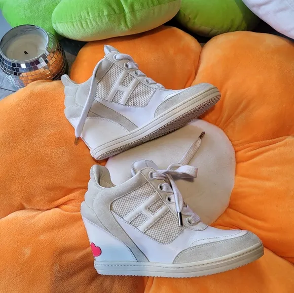 Katie Grand Loves Hogan Leather Sneakers Rare 6