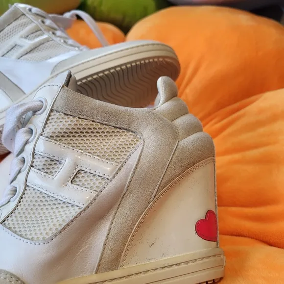Katie Grand Loves Hogan Leather Sneakers Rare 6