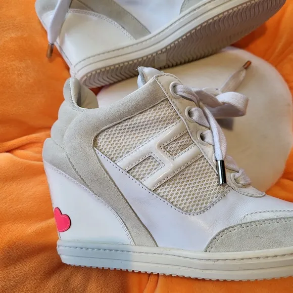 Katie Grand Loves Hogan Leather Sneakers Rare 6