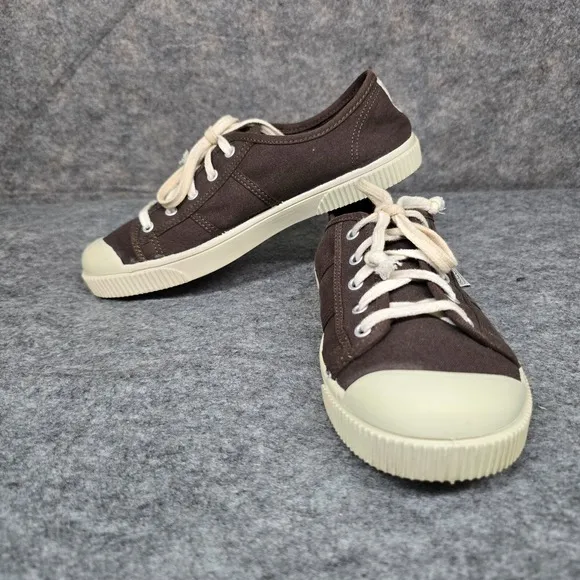 Keen 6 Women's Shoes Brown Vulcanized Textile Leather Lace Up Sneakers Walk Hike