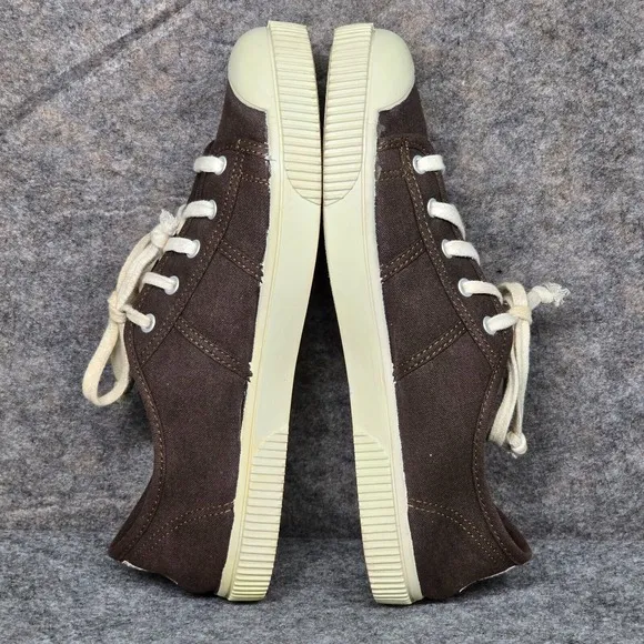 Keen 6 Women's Shoes Brown Vulcanized Textile Leather Lace Up Sneakers Walk Hike