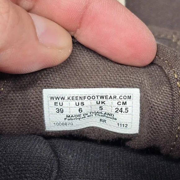 Keen 6 Women's Shoes Brown Vulcanized Textile Leather Lace Up Sneakers Walk Hike