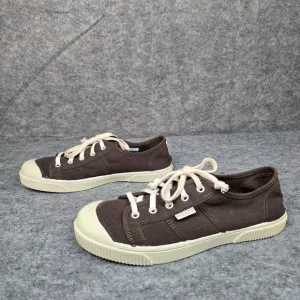 Keen 6 Women's Shoes Brown Vulcanized Textile Leather Lace Up Sneakers Walk Hike