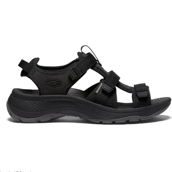 KEEN Astoria West Open Toe Sandals 9.5 Black