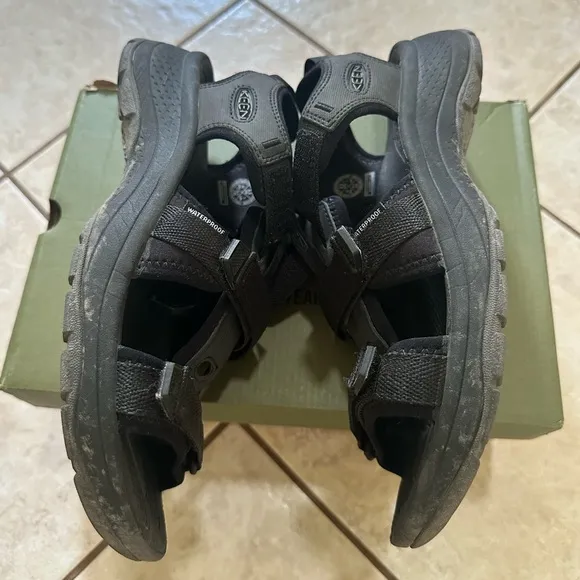 KEEN Astoria West Open Toe Sandals 9.5 Black