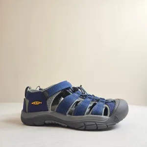 Keen Big Kids Size 6 Newport H2 Sandals Blue Depths Gargoyle 1009962 Hiking