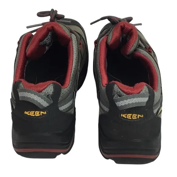KEEN Durand Waterproof Low Mesh Leather Hiking Boots Brown
