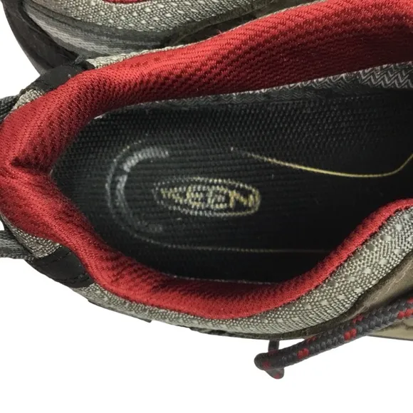KEEN Durand Waterproof Low Mesh Leather Hiking Boots Brown