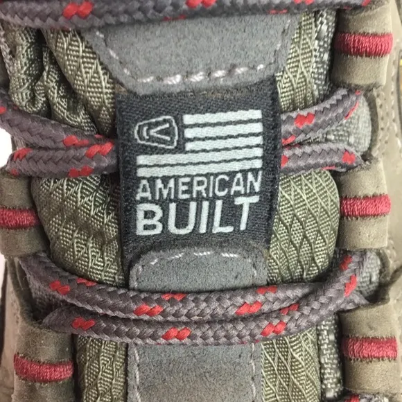 KEEN Durand Waterproof Low Mesh Leather Hiking Boots Brown