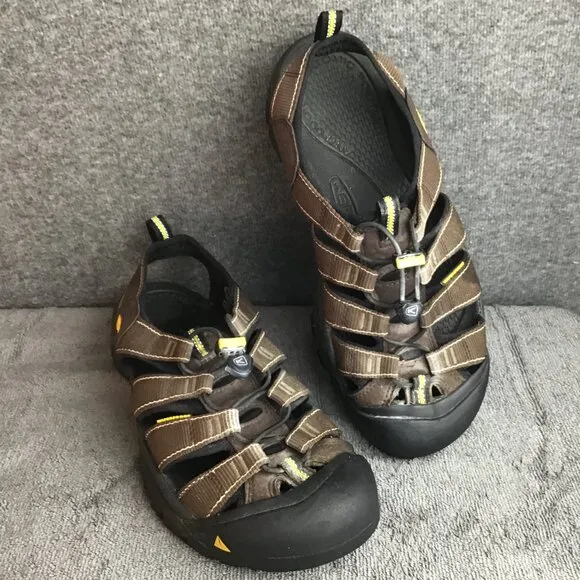 Keen Footwear Waterproof Hiking Sandals Men's Sz 10.5 Brown EUC