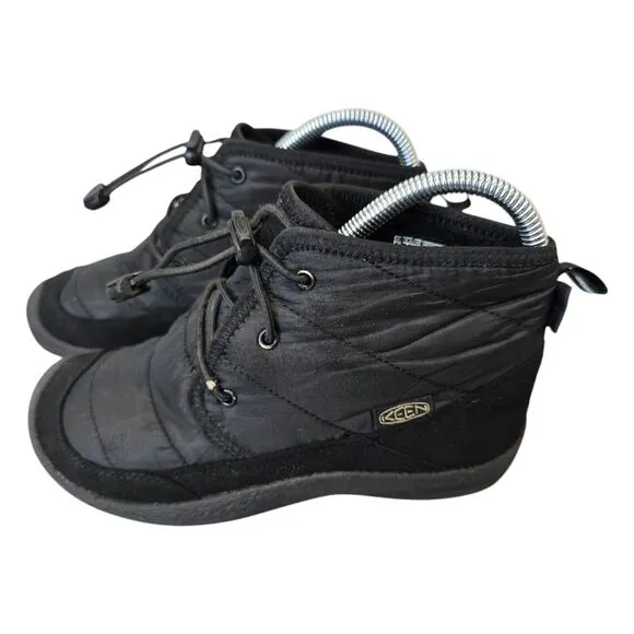 Keen Kids Youth 3Y Howser II Waterproof Chukka Black Insulated Boots