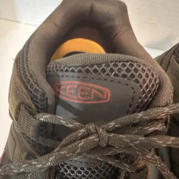 KEEN Men's 12 Circadia Low Height Breathable Hiking Boots Bison Potters Clay