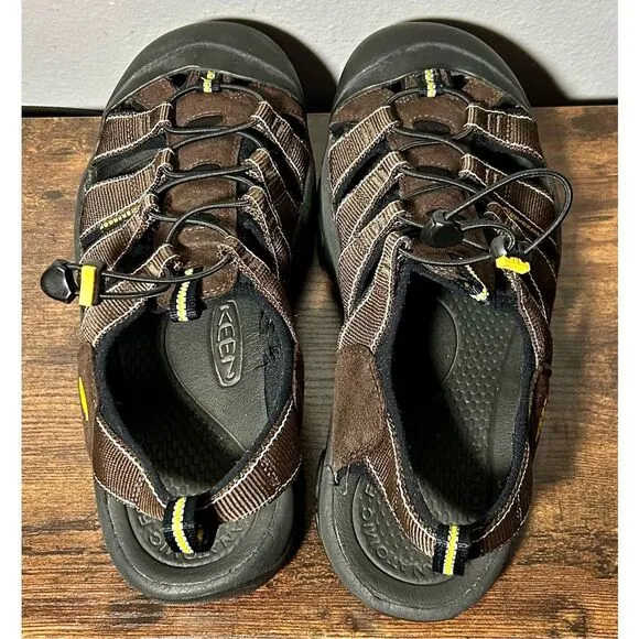 Keen Men’s Newport H2 Sandals Hiking Waterproof Hybrid Shoes Brown Black Size 15